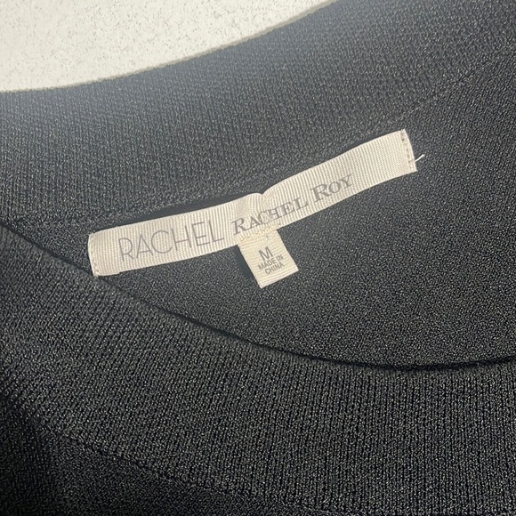 RACHEL Rachel Roy Casual One-Shoulder Maxi Dress Black & floral Size M - Picture 12 of 15